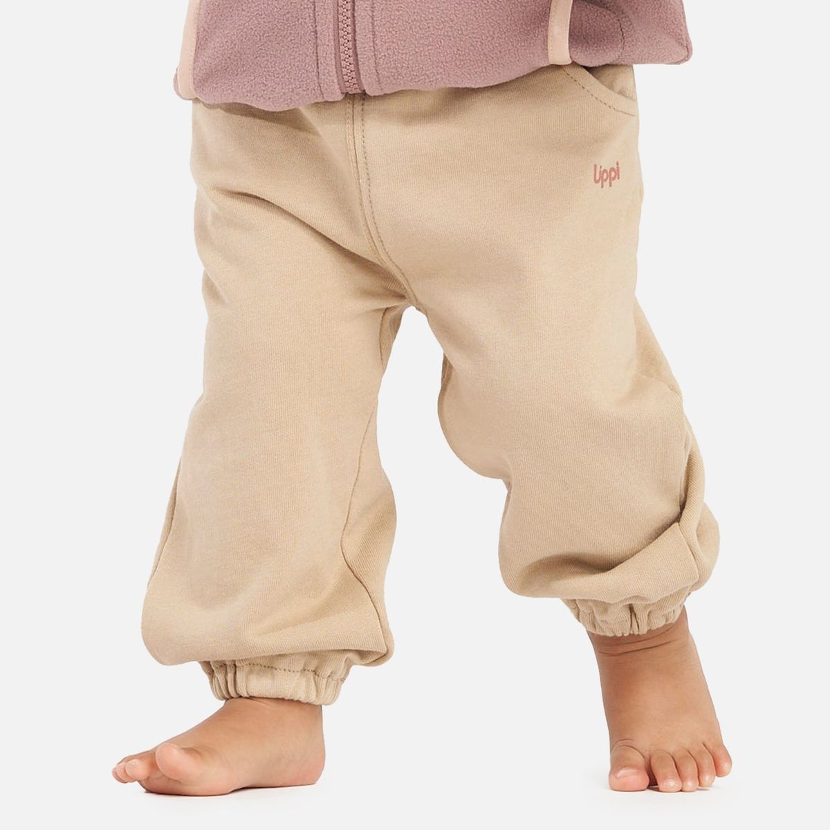 LIPPI - Pantalon Baby Girl Cozy Pants Taupe Lippi