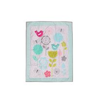 SET ROPA DE CUNA CORRAL ALGODON BIRDS