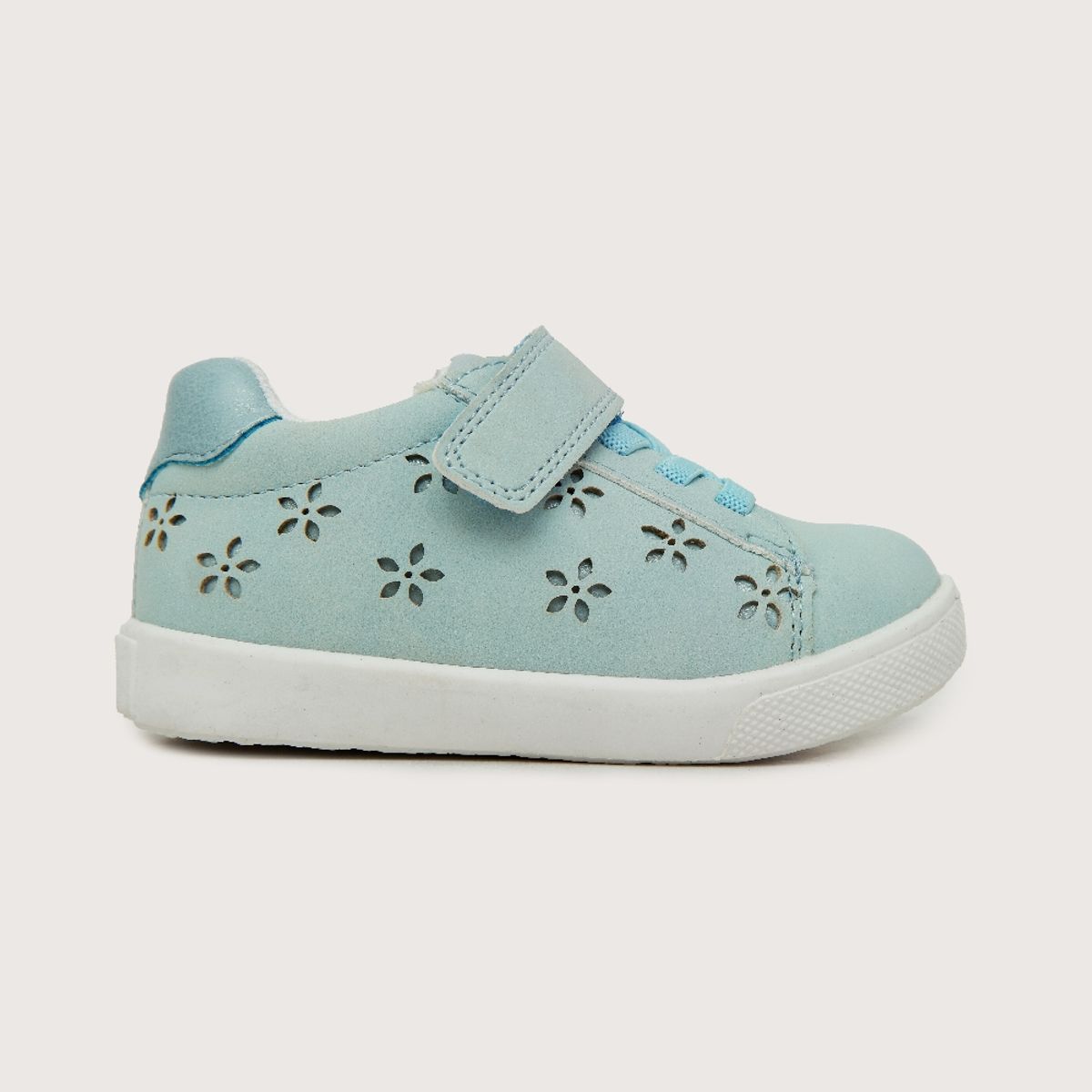 OPALINE - Zapatilla urbana de niña flores Aqua (20 a 29)