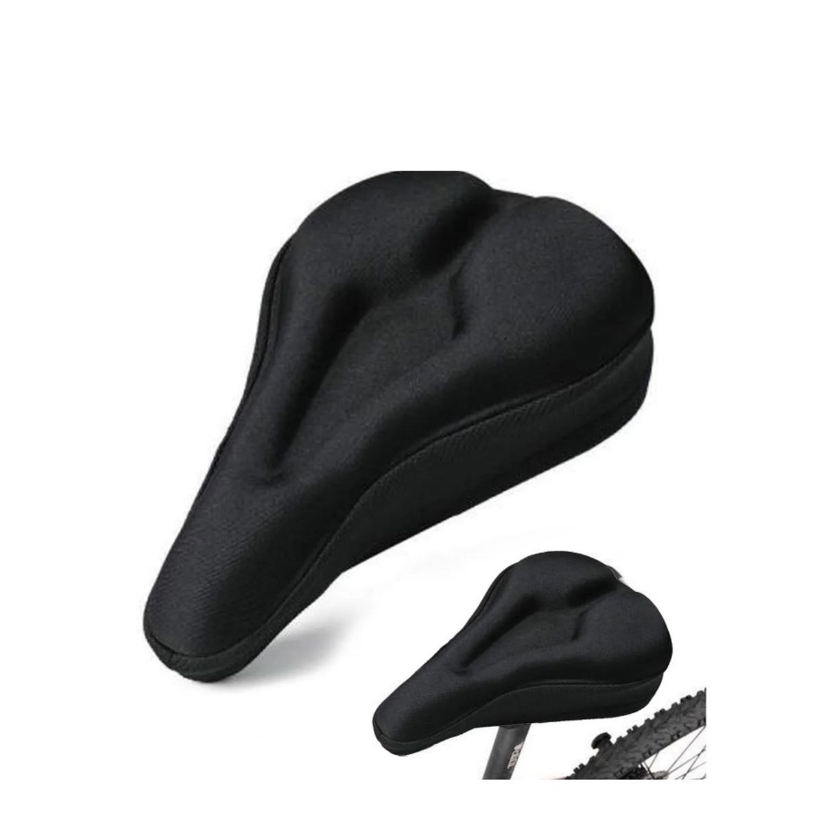 GENERICO - Cubre Sillín Doble De Asiento Bicicleta Deportivo