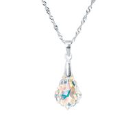 Collar Roma Plata 925 creado con cristales de Swarovski® Aurora Boreal