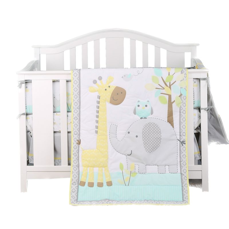 PELLITOS - SET ROPA DE CUNA JIRAFA Y ELEFANTE