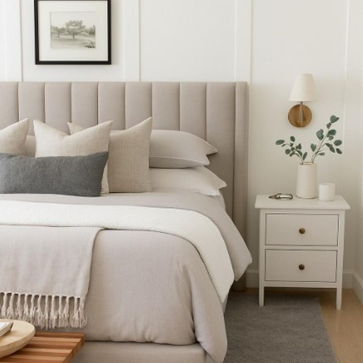 CLEMS CORTINAS - Alfombra Bajada De Cama Timmy Peluda Color Gris 55x145