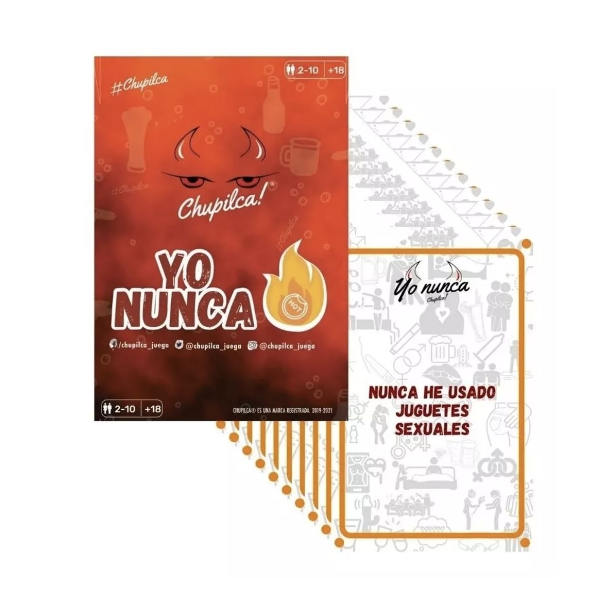 CHUPILCA - Yo Nunca Hot - Chupilca - Juego De Mesa - Español