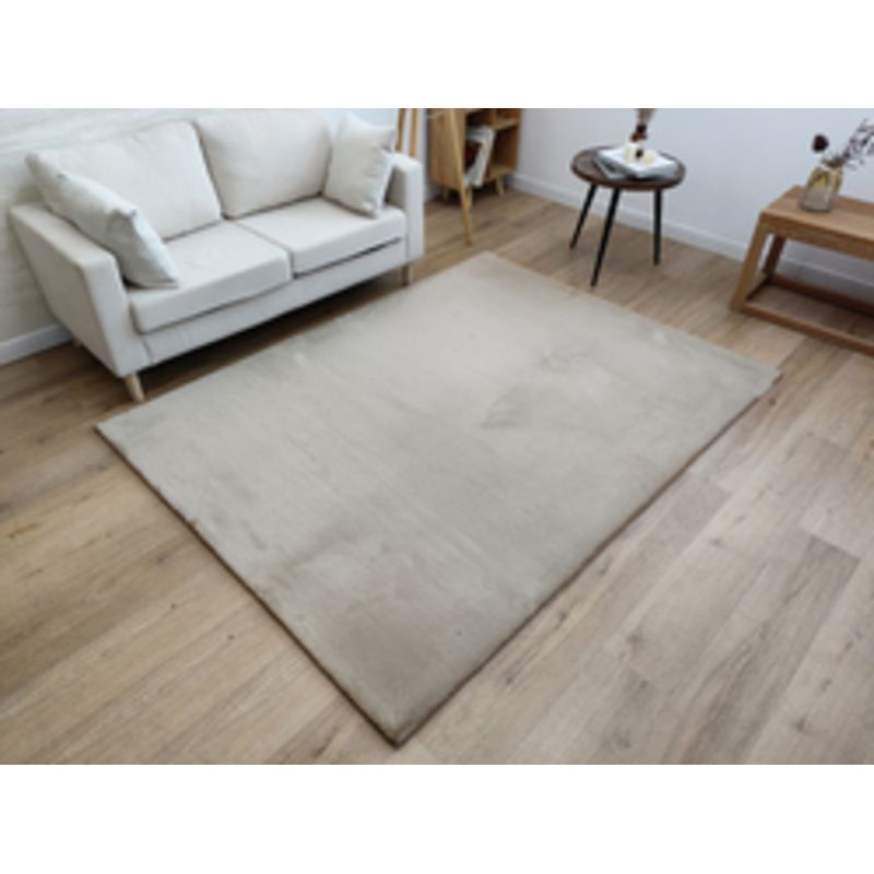 CLEMS CORTINAS - Alfombra Peluda Extra-suave Timmy Suave Color Taupe 150x200