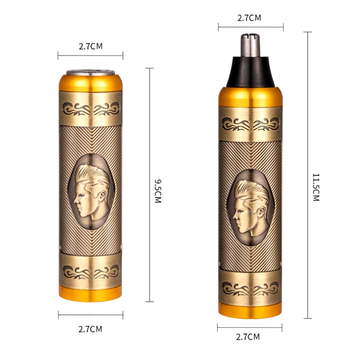 GENERICO - Maquina Depiladora Cortadora De Pelos Nariz Orejas Vello 2 en 1