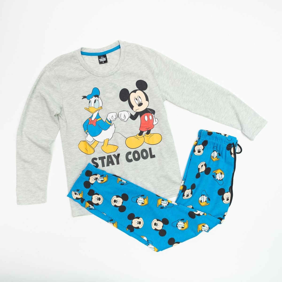 DISNEY - Pijama Niño Mickey Stay Cool Azul Disney