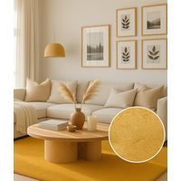 Alfombra Timmy Peluda Extra Suave Amarillo Gold 200x220