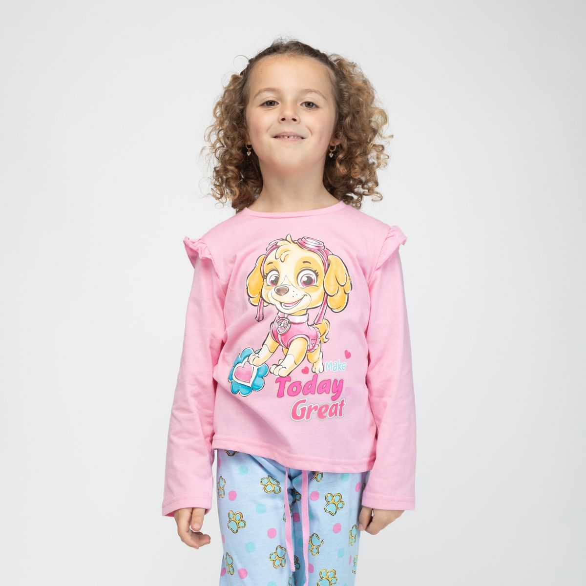 PAW PATROL - Pijama Niña Skye Heart Rosado Paw Patrol