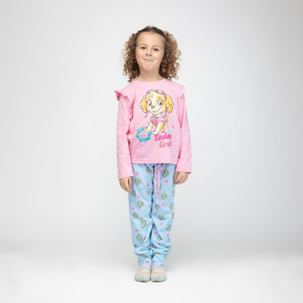 PAW PATROL - Pijama Niña Skye Heart Rosado Paw Patrol