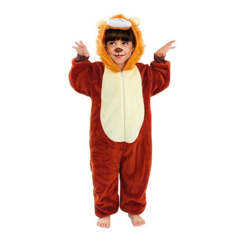 TODODISFRACESCHILE - Disfraz Leon Deluxe Talla 3 a 4 años