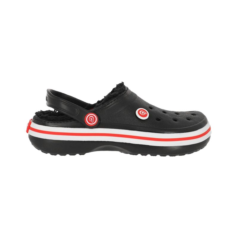 BAMERS - Zueco Bamers Refugio Line Niños Unisex Negro