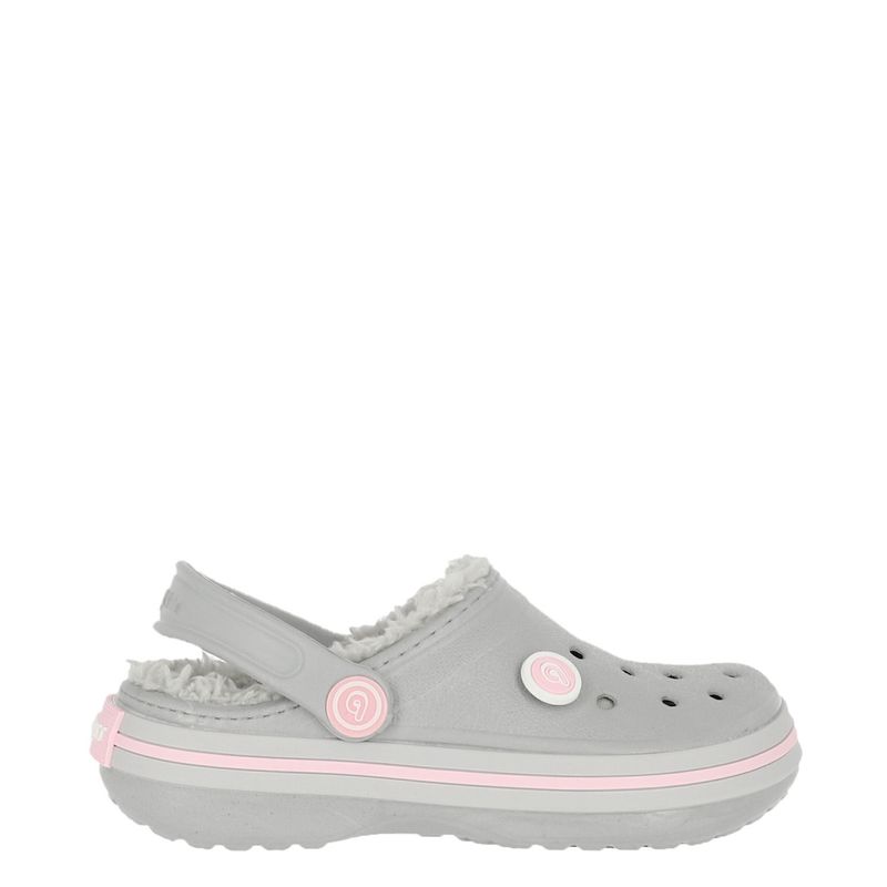 BAMERS - Zueco Bamers Refugio Line Niña Gris/Blanco