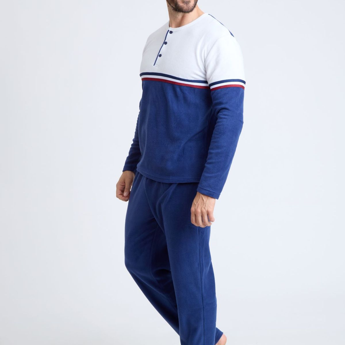 BECKIL - BECKIL COD 3128 PIJAMA POLAR BICOLOR