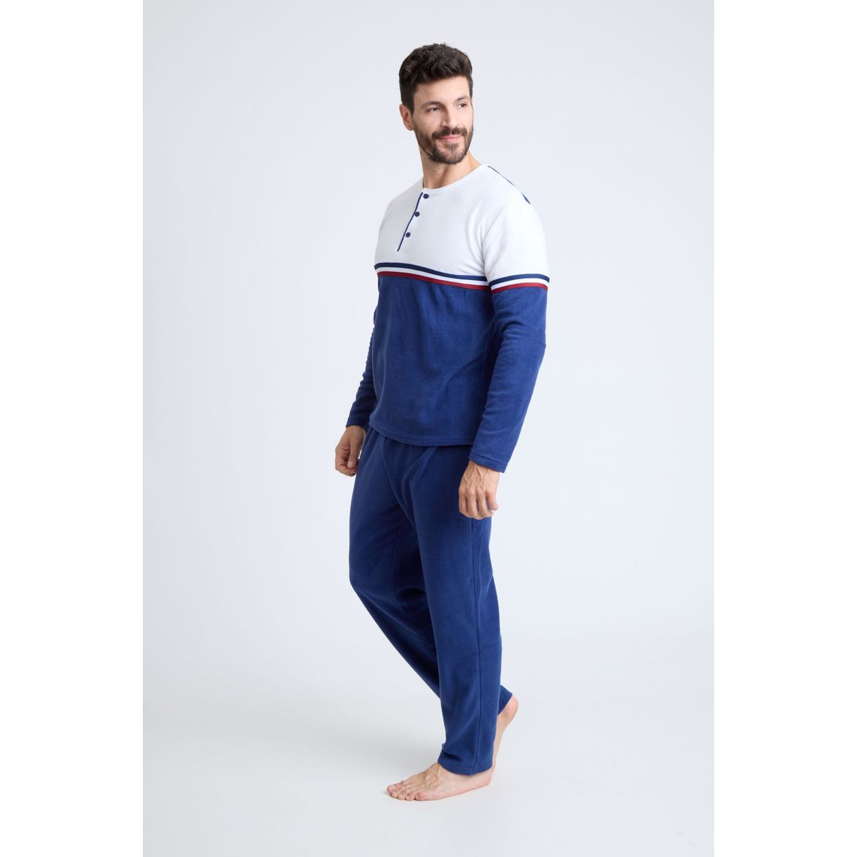 BECKIL - BECKIL COD 3128 PIJAMA POLAR BICOLOR