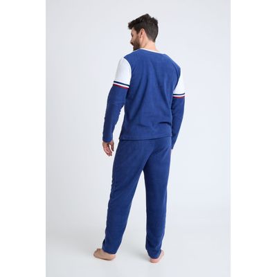 Imagen 2 del producto COD 3128 PIJAMA POLAR BICOLOR