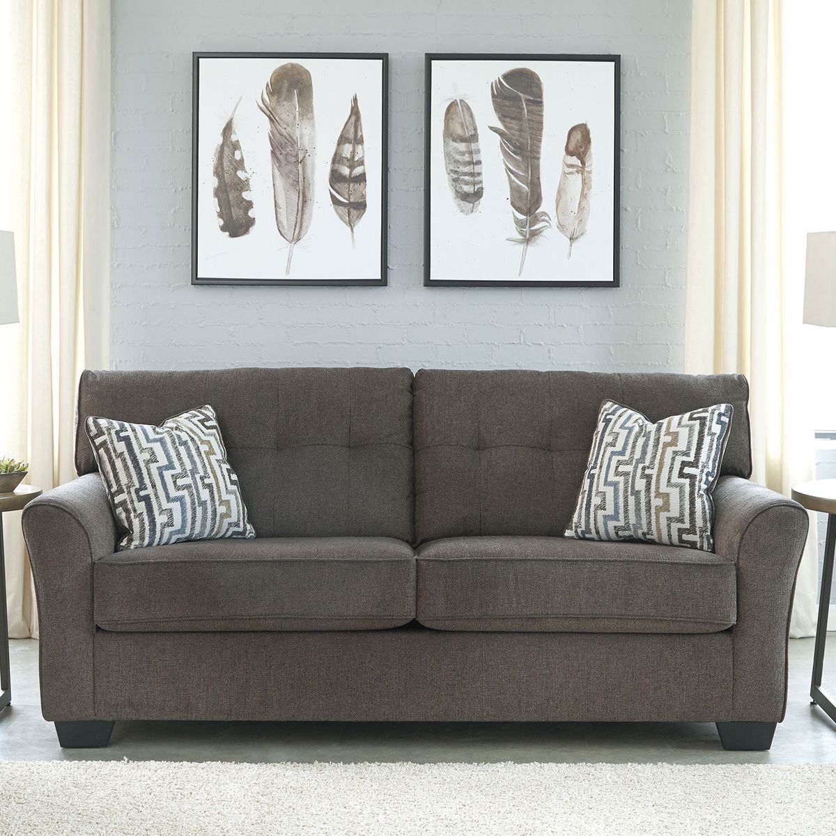 ASHLEY - Sofá 3 cuerpos Alsen granite