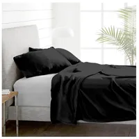 Juego de Sabanas De Polar 2.0 Plazas (Queen) - Negro - Calentitas