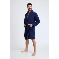 BECKIL - COD 1102 BATA POLAR LISO CON BOLSILLOS