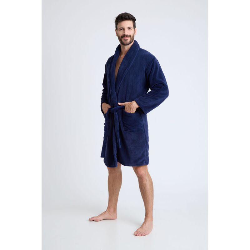BECKIL - BECKIL COD 1102  BATA POLAR LISO CON BOLSILLOS