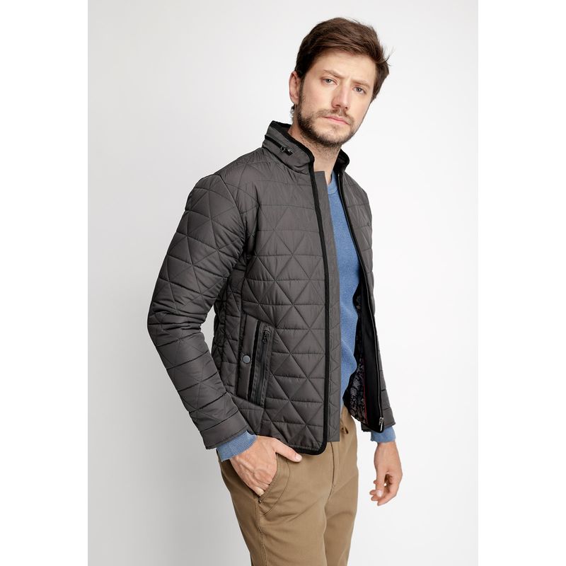 FEROUCH - Chaqueta Rombos F Gris Ferouch