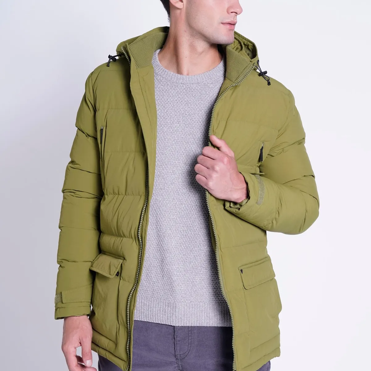 NEW MAN - Chaqueta Boston Verde New Man