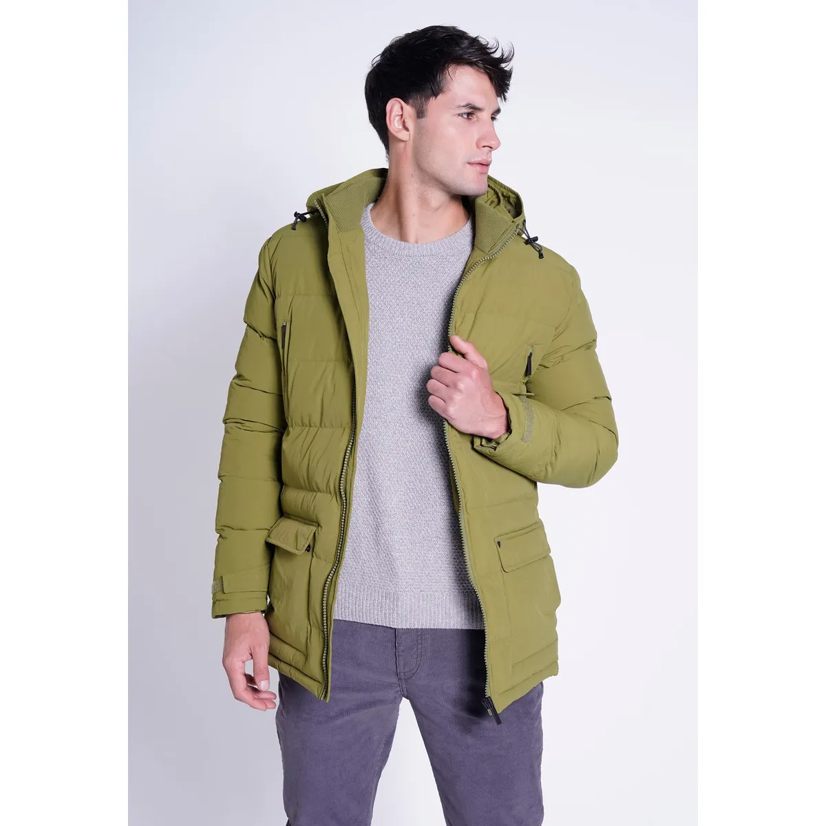 NEW MAN - Chaqueta Boston Verde New Man