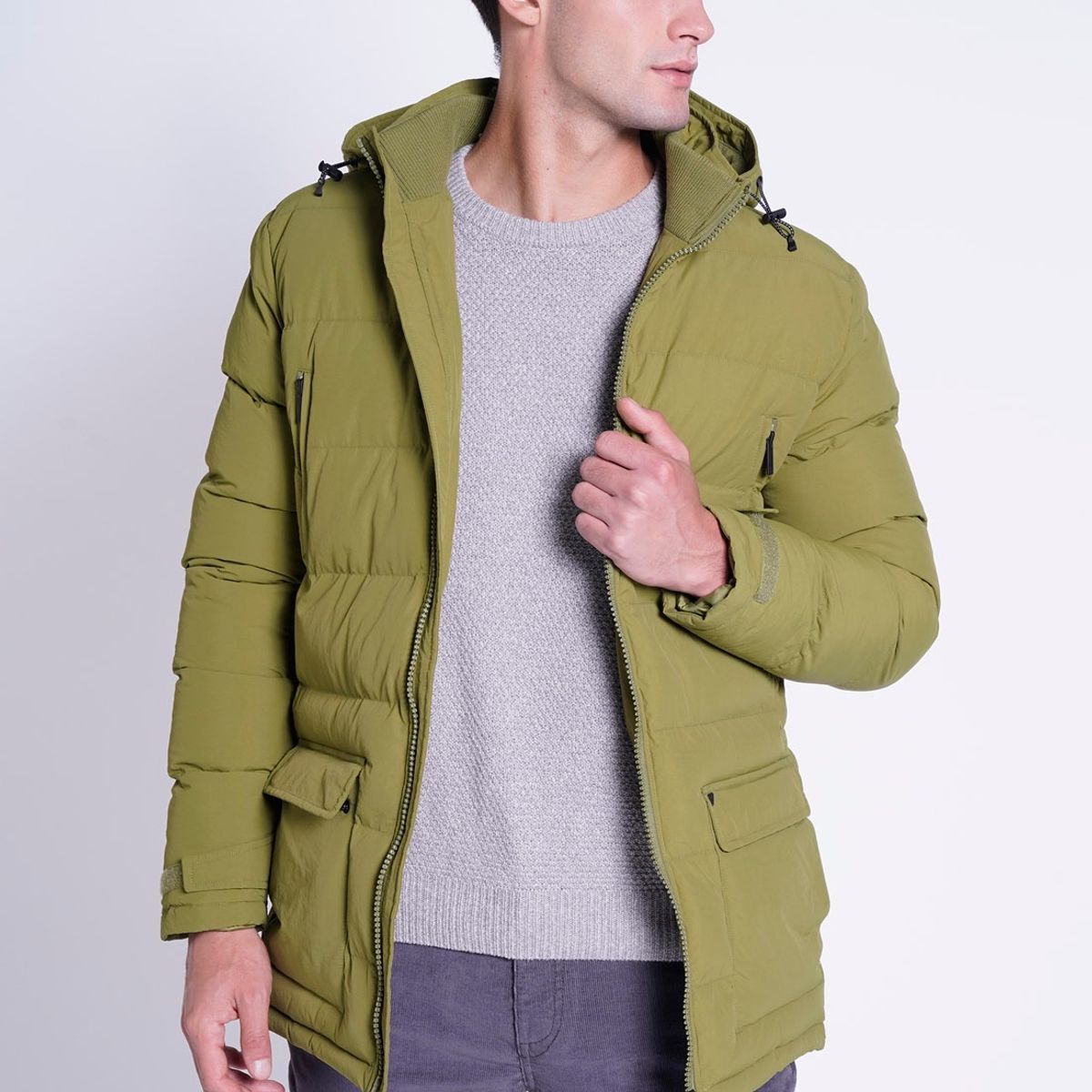 NEW MAN - Chaqueta Boston Verde New Man