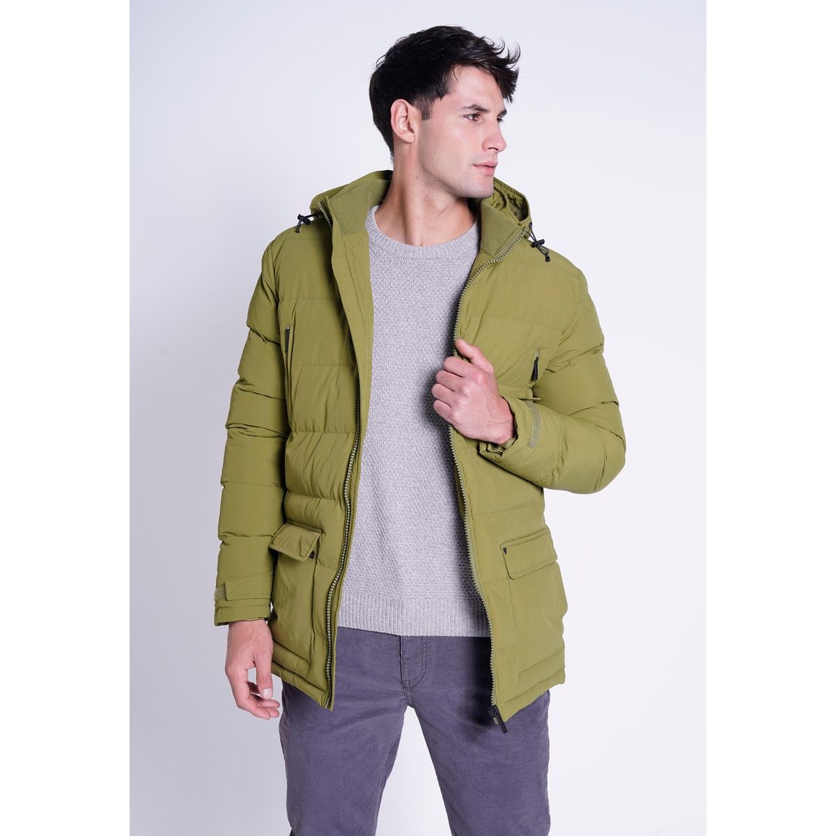 NEW MAN - Chaqueta Boston Verde New Man