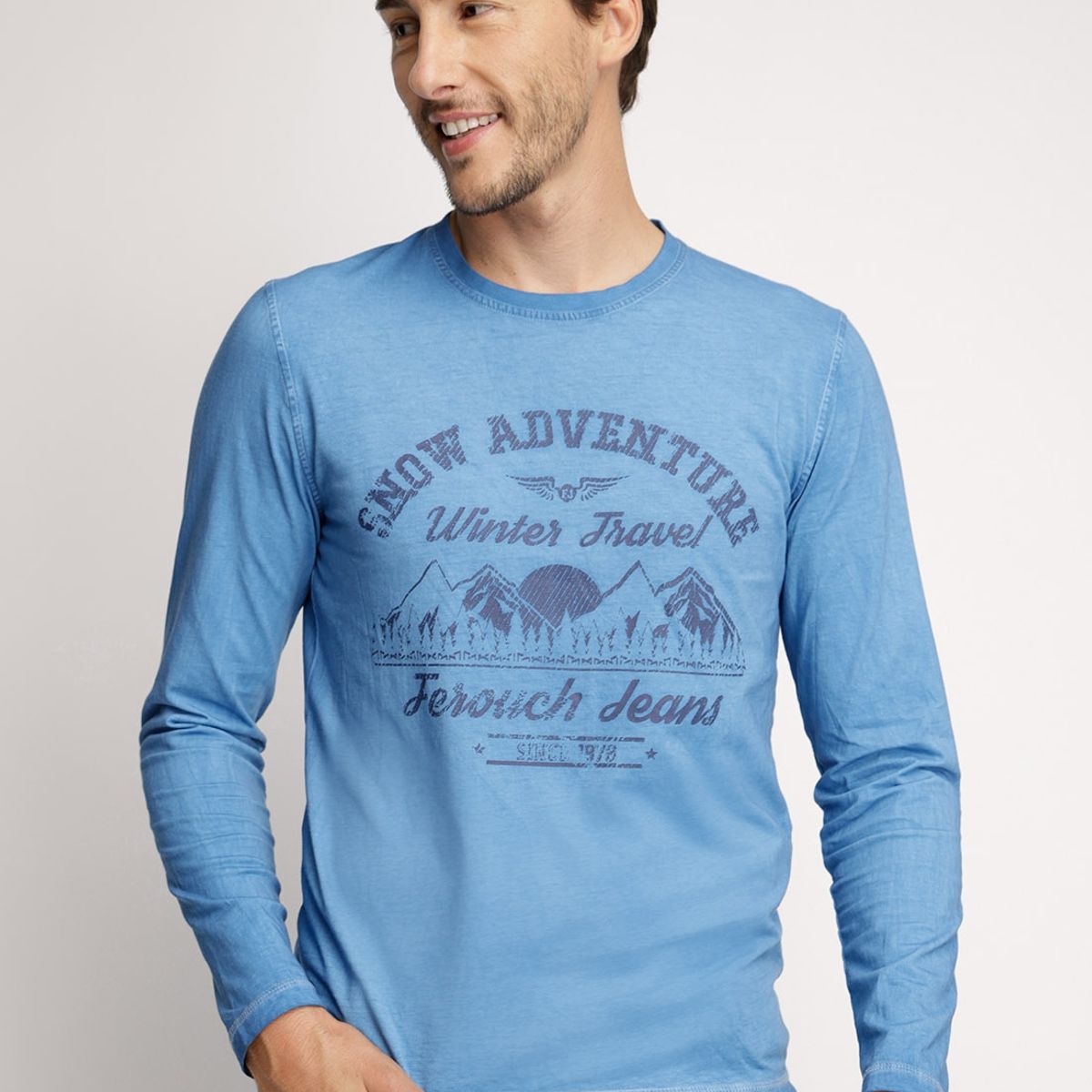 FEROUCH - Polera Michigan Celeste Ferouch