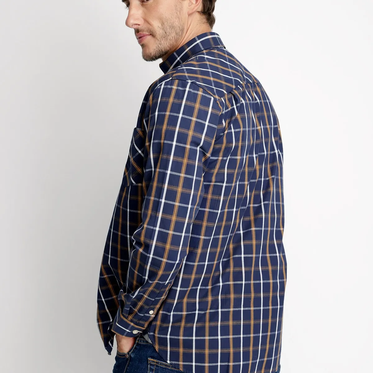 FEROUCH - Camisa Checkered Chicago Fj Marrón Ferouch