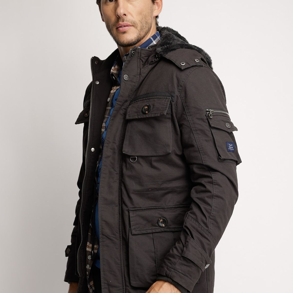 FEROUCH - Chaqueta Twill Nevada F Gris Ferouch