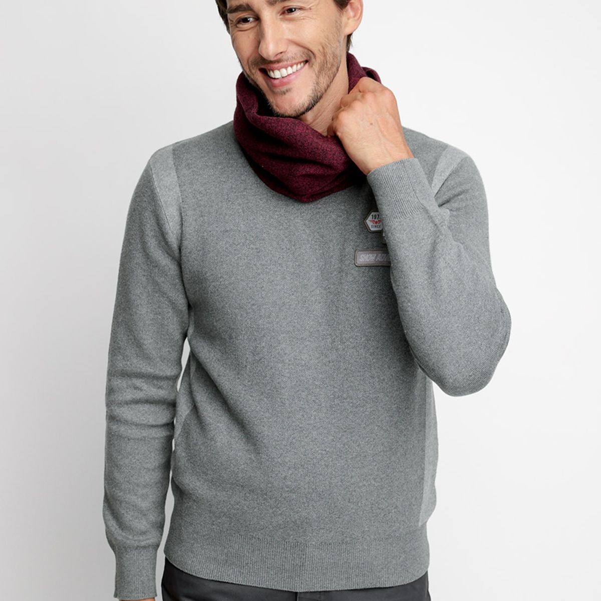 FEROUCH - Sweater Oregon Gris Ferouch.