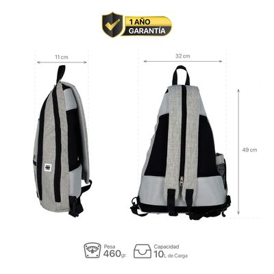 Imagen 2 del producto Mochila y bolso de Padel Kanu Gris K-Fit