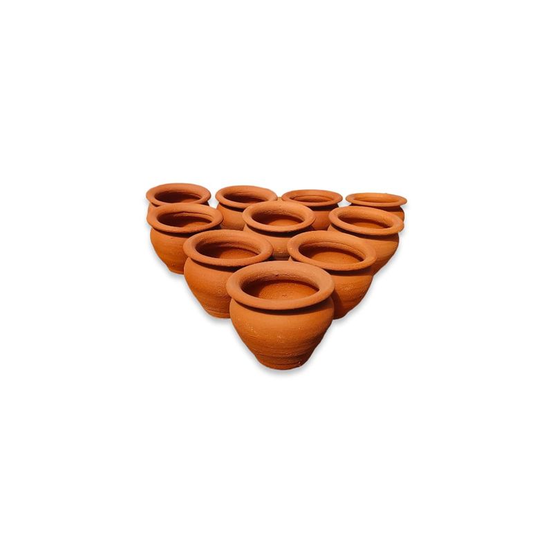 GENERICO - Maceteros de Greda (Jardineras). Pack 10 Unidades. Pomaire Online