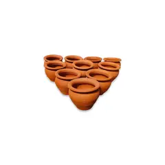 GENERICO - Maceteros de Greda (Jardineras). Pack 10 Unidades. Pomaire Online