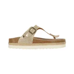 BAMERS - Sandalia Kend Capri Yute Mid Mujer Oro