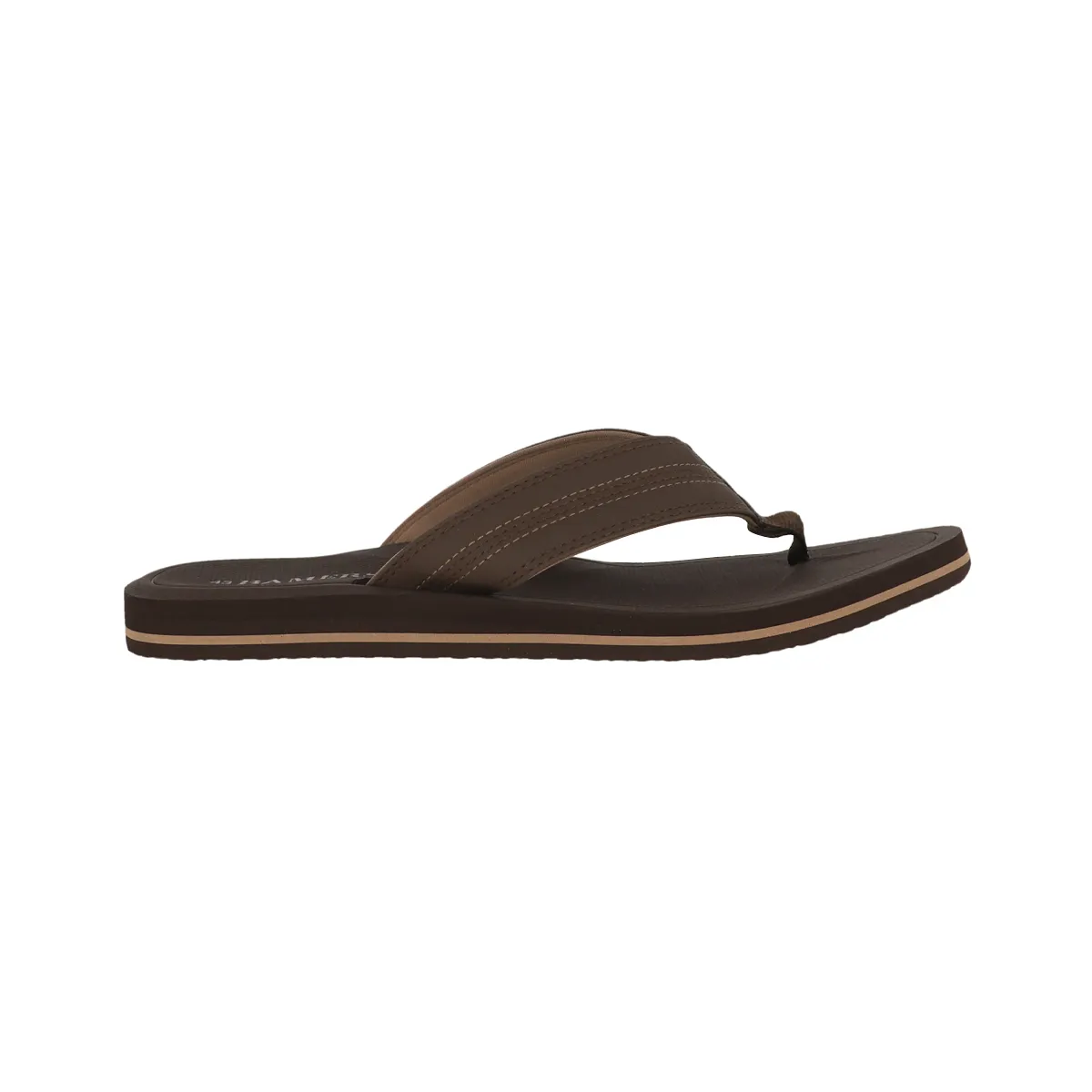 BAMERS - Sandalia Hombre  Bamers Hawaiana Flip Flop Soft Café
