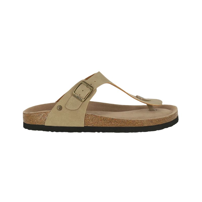 BAMERS - Sandalia Bamers Kend Capri High Mujer Beige Oscuro.
