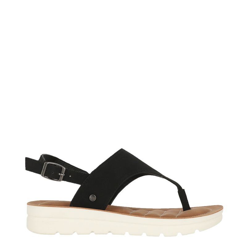 BAMERS - Sandalia Mujer  Bamers Amapola Negro