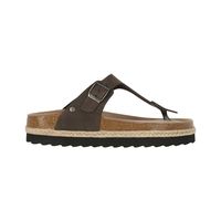 Sandalia Mujer Kend Capri Yute Mid Café Oscuro