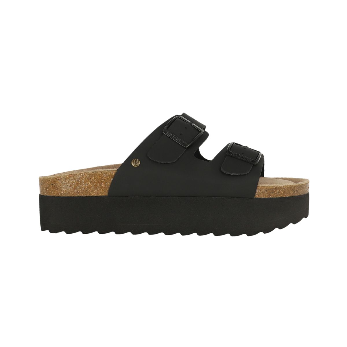BAMERS - Sandalia Mujer Bamers Kend High  Negro