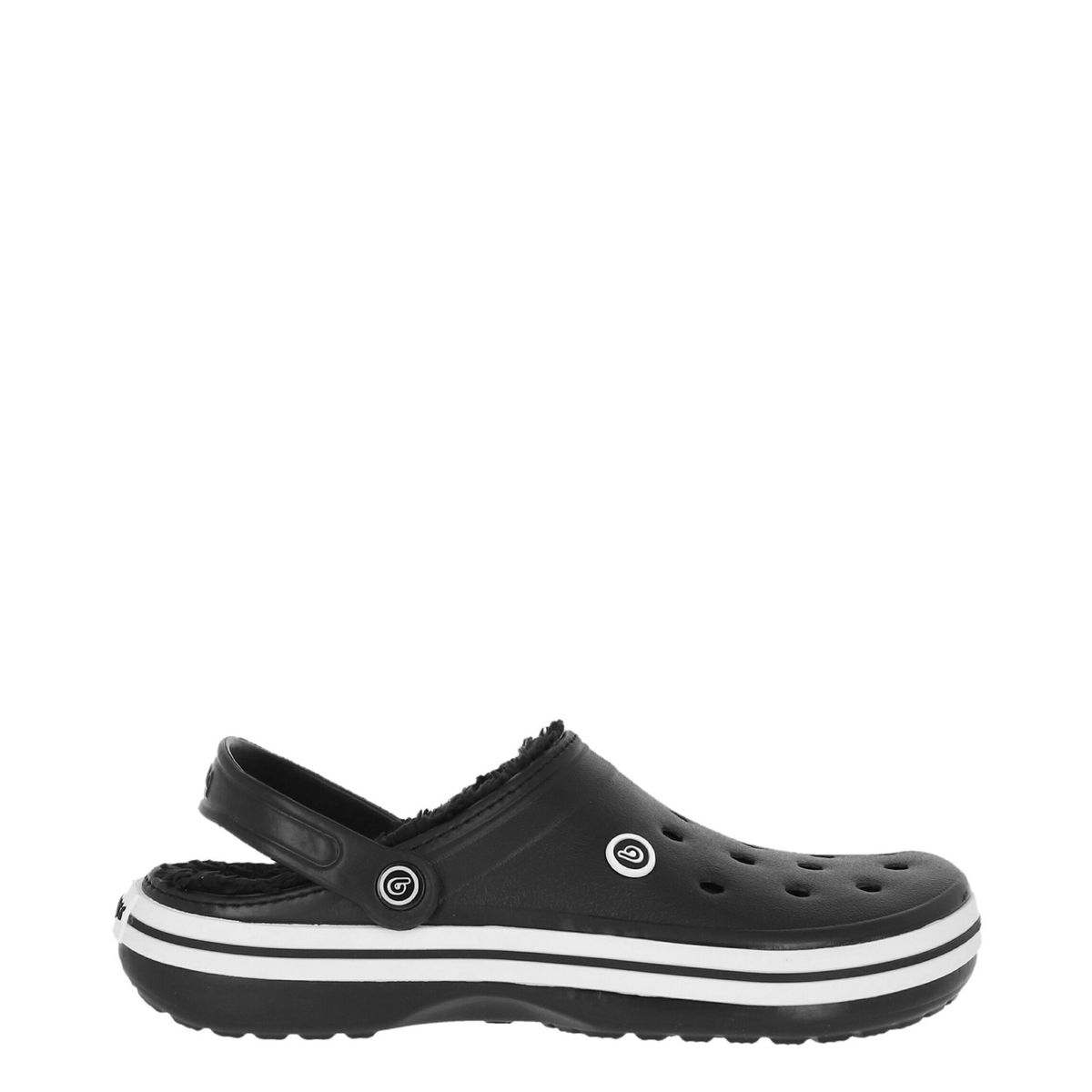 BAMERS - Zueco Hombre   Bamers Refugio Line Negro/Blanco