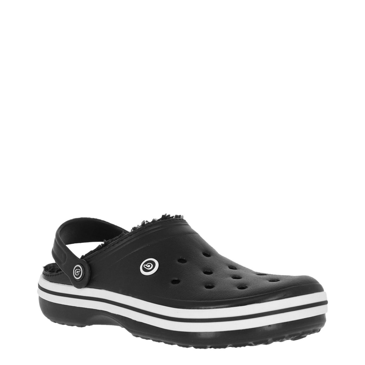 BAMERS - Zueco Hombre   Bamers Refugio Line Negro/Blanco