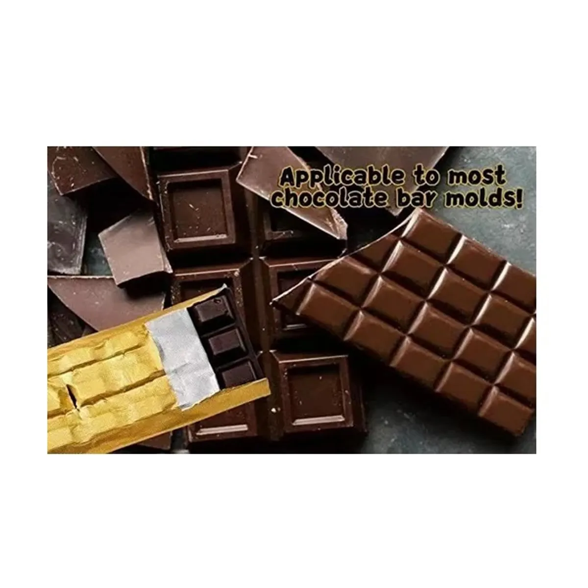 PASTELERIUS - 100 Envoltorios De Bombones Laminas Papel Metalizados Bombon