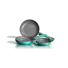 DORAL - Tri-pack Sartenes 2024cms Paila 16cms Verde - Shopyclick