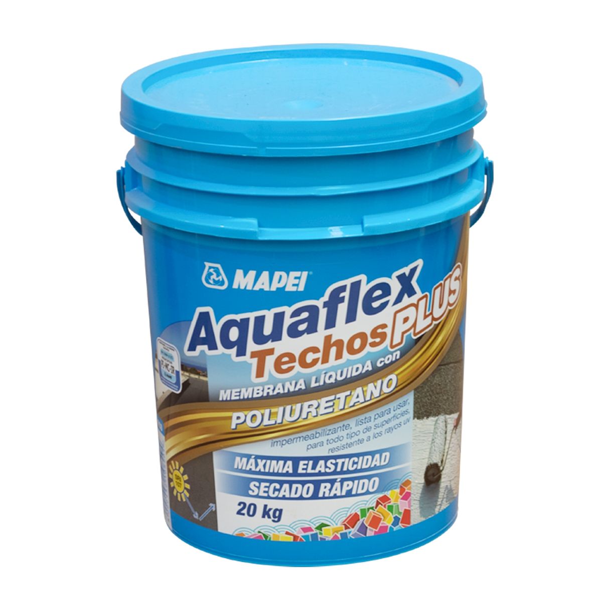 MAPEI - Aquaflex Techos Plus 20kg Impermeabilizante de Poliuretano