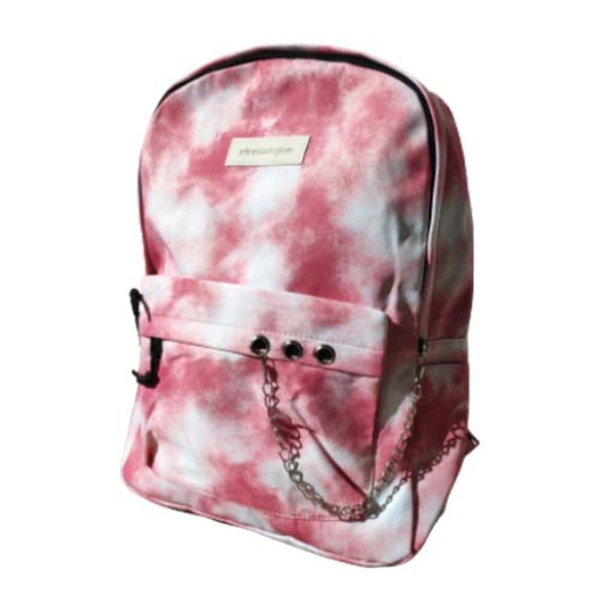 ALFA - Mochila Rosada con Cadena