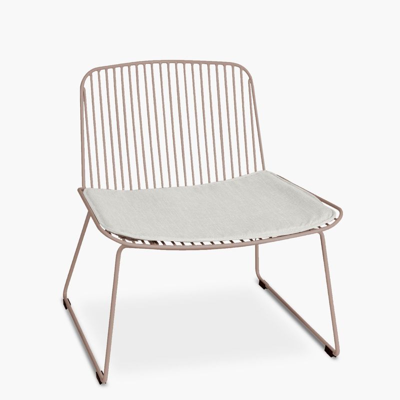 FORM DESIGN - Silla metalica Isabella W Taupe Form