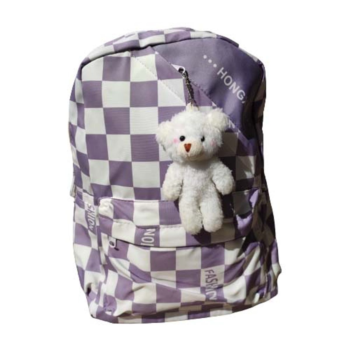 ALFA - Mochila con Diseño de Cuadros